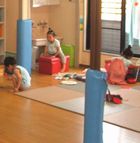 ここでお晝寢もします。